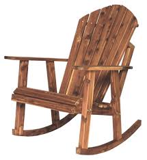 Adirondack style rocking chair